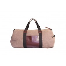 Canvas Leather Travel Duffel Gym Bag for Men for Women Weekend Bag